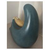 LL  - Navajo Pottery Madonna and Child Sculpture by Jack Black