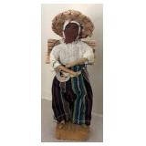 LL  - Set of 4 Handcrafted Guatemalan Ethnic Dolls on Wood Bases