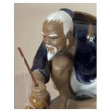 LL  - Shiwan Mudman Fisherman Figurine
