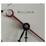 LL  - Beautiful Vintage Bulova Calendar Wall Clock