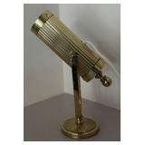 LL  - Vintage Brass Adjustable Up Light Lamp