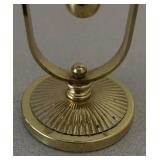 LL  - Vintage Brass Adjustable Up Light Lamp