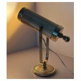 LL  - Vintage Brass Adjustable Up Light Lamp