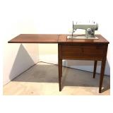 LL  - Vintage Kenmore Model 1120 Sewing Machine with Sewing Table