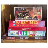 LL  - Game Collection including Life, Scrabble, Uno and More