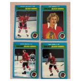 MB - Lot of Vintage Chicago Blackhawks Hockey Cards Assorted Players