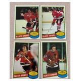 MB - Lot of Vintage Chicago Blackhawks Hockey Cards Assorted Players