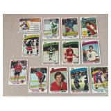 MB - Collection of Vintage Hockey Sports Cards Featuring NHL Teams and Players