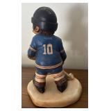 LLBR - Vintage Burnsville Hockey Player Sculpture