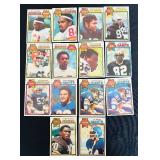 DR - Large Collection of 1980 Topps NFL Football Trading Cards Assorted Players and Teams