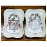 DR - Collection of Porcelain and Ceramic Decorative Pieces including Wedgwood Heart Dish and Bird Figurine