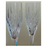 DR - Vintage Crystal Decanter with Stopper and 4 Glasses Set