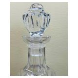 DR - Vintage Crystal Decanter with Stopper and 4 Glasses Set