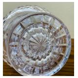 DR - Vintage Crystal Decanter with Stopper and 4 Glasses Set