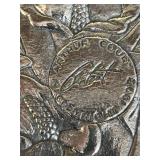 DR - Collection of 5 Decorative Vintage Cast Aluminum Trays and Plates