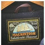 P - Mackintosh Authentic Wool Peacoat Navy Blue Double-Breasted