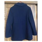 P - Mackintosh Authentic Wool Peacoat Navy Blue Double-Breasted