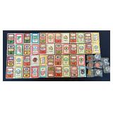 DR - Vintage NHL Helmet & Stick Decals and Football Pins Collection