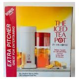 P - Kitchen Decor Set with Mr. Coffee Iced Tea Pot, Framed Chef Print, Novelty Mugs and Coffee Sign