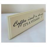 P - Kitchen Decor Set with Mr. Coffee Iced Tea Pot, Framed Chef Print, Novelty Mugs and Coffee Sign