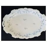 P - Set of 6 Vintage Floral Porcelain Platters and Serving Dishes, Silesia & BIA