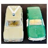 P - Lot of 10 Vintage Diecast Toy Cars and Motorcycles Including Hot Wheels