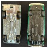 P - Lot of 10 Vintage Diecast Toy Cars and Motorcycles Including Hot Wheels