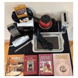 P - Kitchenware and Small Appliance Set with Cookbooks and Baking Pans