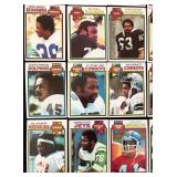 DR - Collection of Vintage NFL Football Trading Cards - Assorted Teams and Players