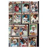 DR - Collection of Vintage NFL Football Trading Cards - Assorted Teams and Players