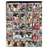 DR - Collection of Vintage NFL Football Trading Cards - Assorted Teams and Players
