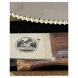 P - Collection of Pots, Pans, Knives, and Glass Bakeware Kitchenware Set