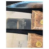 P - Collection of Pots, Pans, Knives, and Glass Bakeware Kitchenware Set