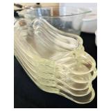 P - Collection of Pots, Pans, Knives, and Glass Bakeware Kitchenware Set