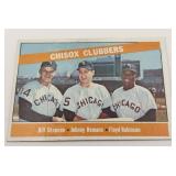 1966 Topps Baseball #199 Chisox Clubbers (Bill Skowron - Johnny Romano - Floyd Robinson)