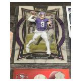 Football Card Lot - JJ McCarthy RC, Dallas Turner RC, and More!