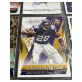 Football Card Lot - Adrian Peterson, Cris Carter, Matthew Stafford, Peyton Manning and More!