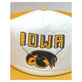 Lot of 2 Vintage Iowa Hawkeyes Snapback Trucker Hats