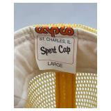 Lot of 2 Vintage Iowa Hawkeyes Snapback Trucker Hats