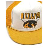 Lot of 2 Vintage Iowa Hawkeyes Snapback Trucker Hats