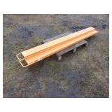Pair of 82" Pallet Fork Extensions (UNUSED)