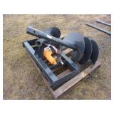 Wolverine Skidsteer Earth Auger W/Bits (UNUSED)