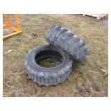 Pair of 10-16.5 Skidsteer Tires