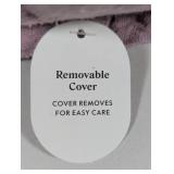 Threshold - Round Ruffle Floral Jacquard Pillow Purple/Cream