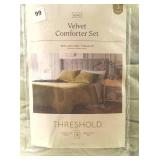 Threshold - Velvet Comforter and Sham Set