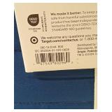 Room Essentials - King Dark Blue Satin Quilt