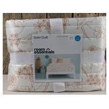 Room Essentials - Full/Queen Satin Quilt  86in x 90in