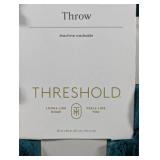 Threshold - Green Throw Blanket  50x60