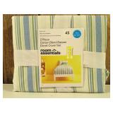 Room Essential - 2 Piece Cotton Blend Sateen Duvet Cover Set Twin/XL Twin