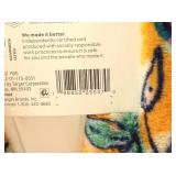 Threshold - Oversized Printed Floral Prima Lush Throw Blanket Gold